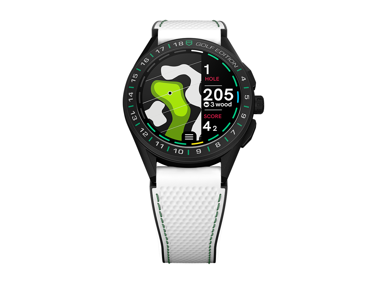 LINKED IN THE STORY OF THE TAG HEUER CONNECTED GOLF EDITION