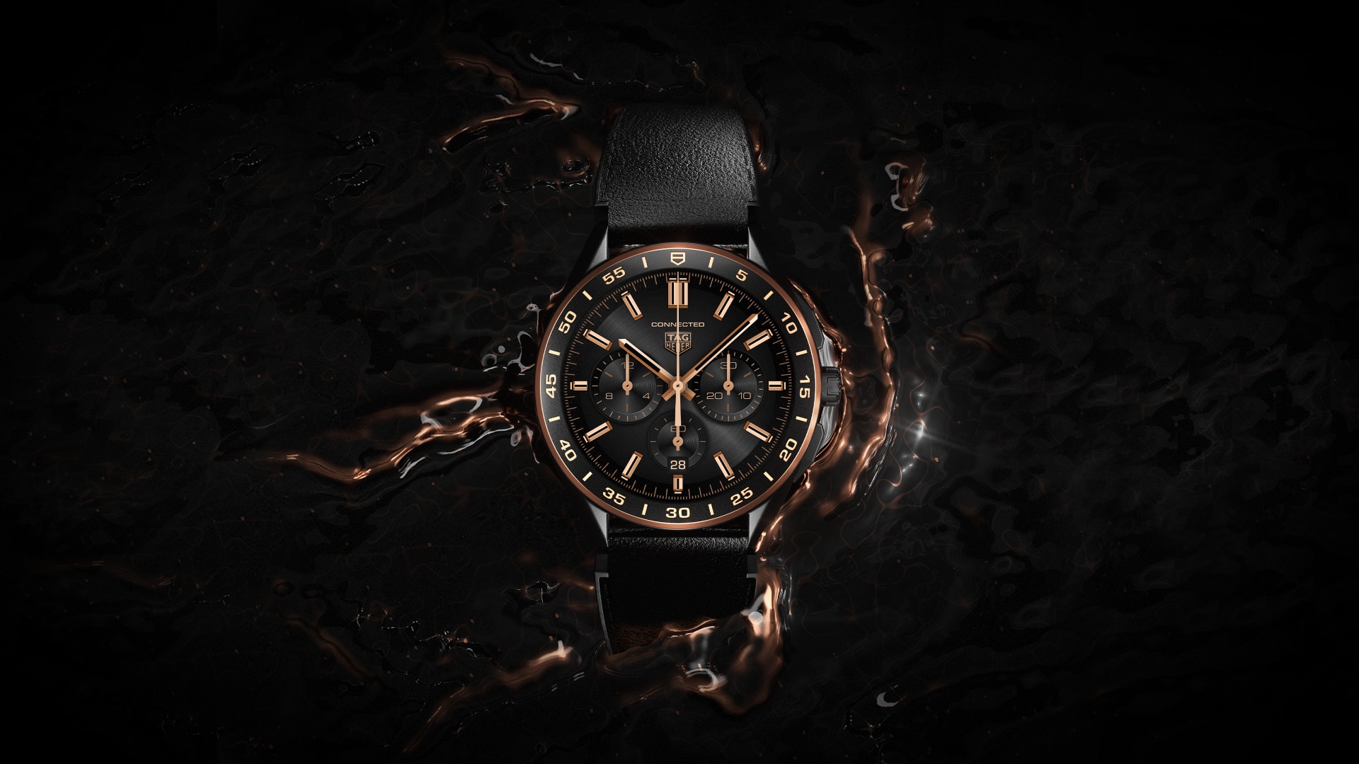 Tag heuer connected 2021 black sale