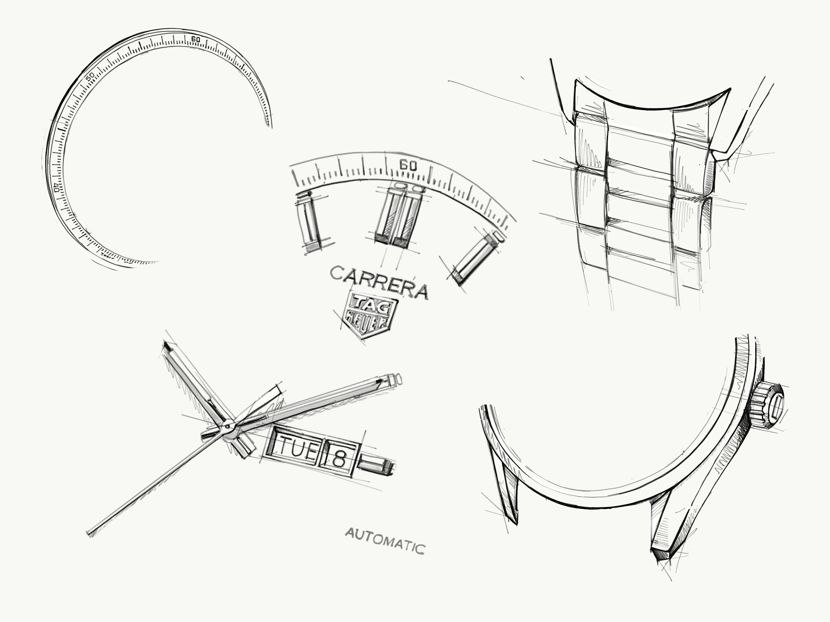 デザインのストーリー：タグ・ホイヤー カレラ 3針モデル - パート1