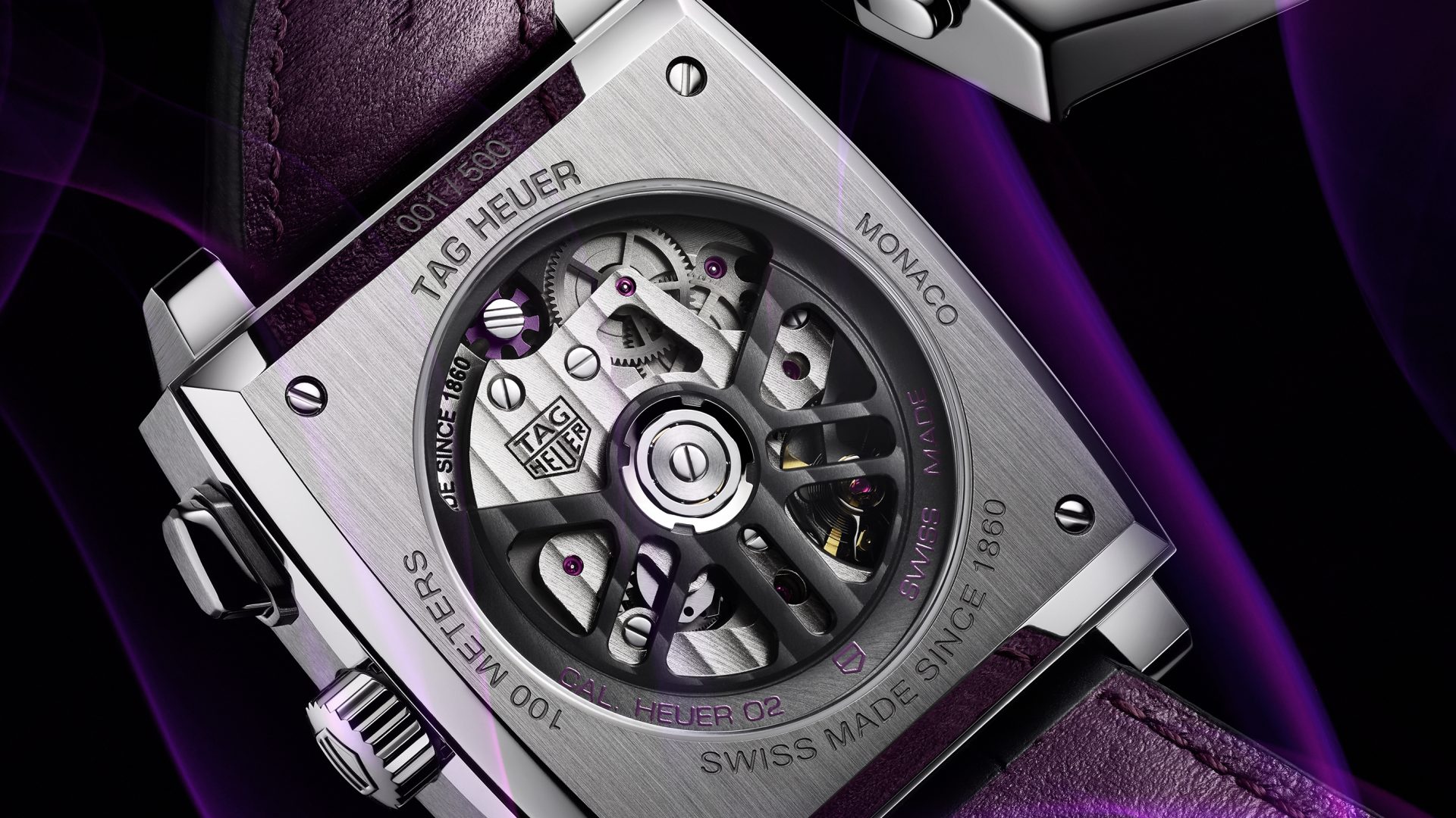 Tag heuer shop purple face watch