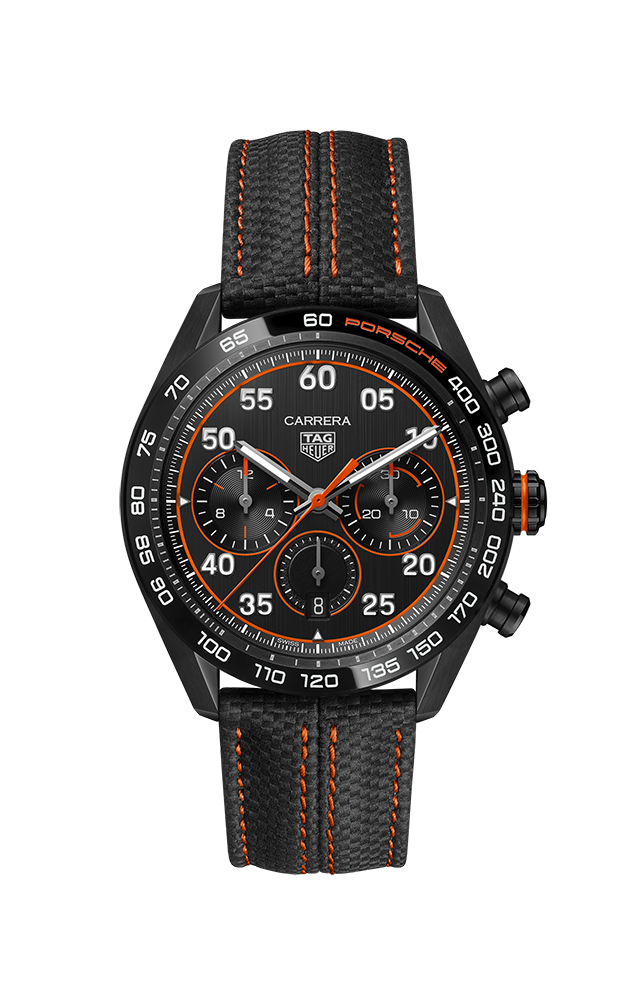 TAG Heuer Carrera Chronograph x Porsche Orange Racing - Steel DLC