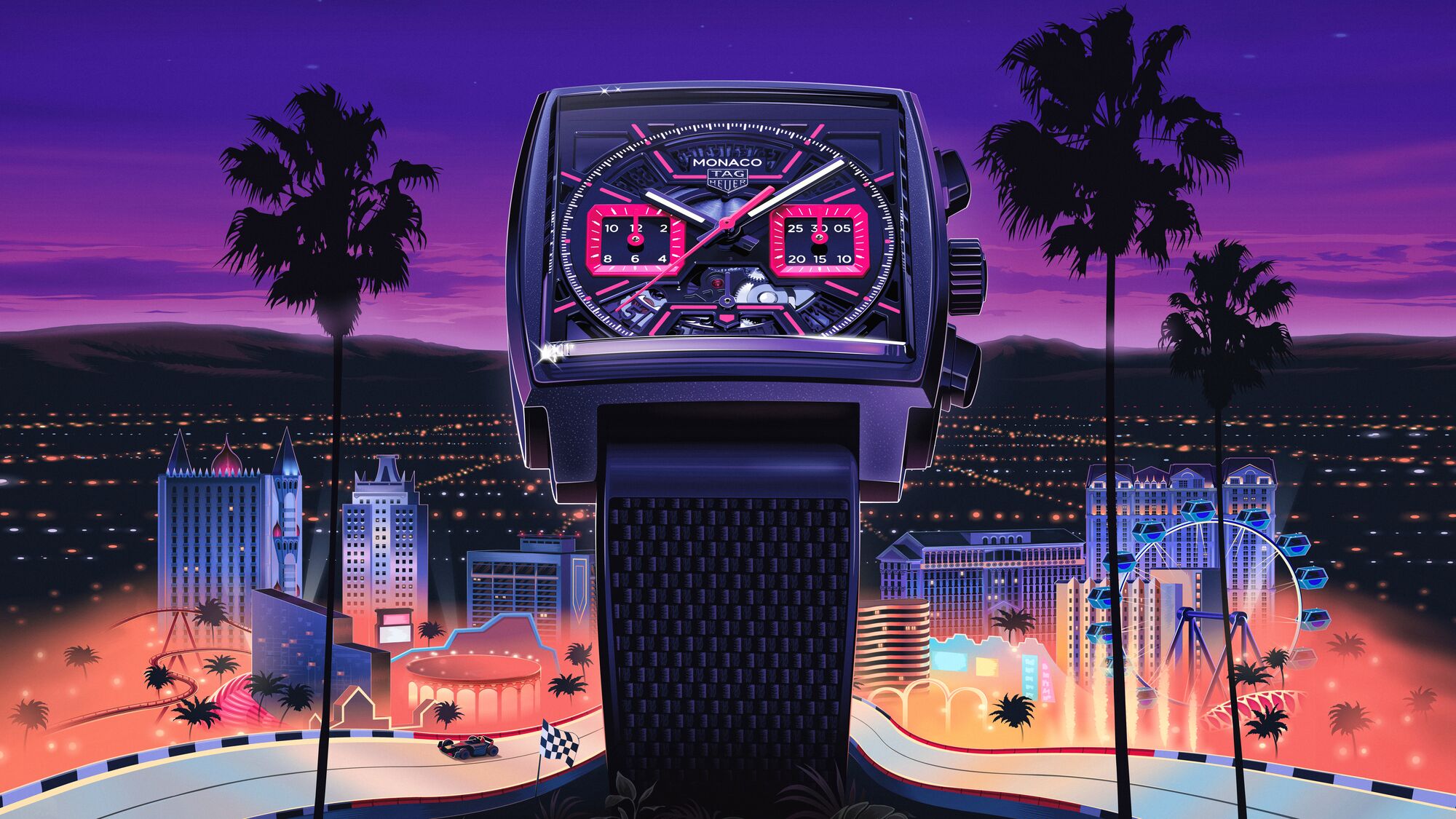 タグ・ホイヤー モナコ クロノグラフが放つ ピンクが放つパワー | TAG