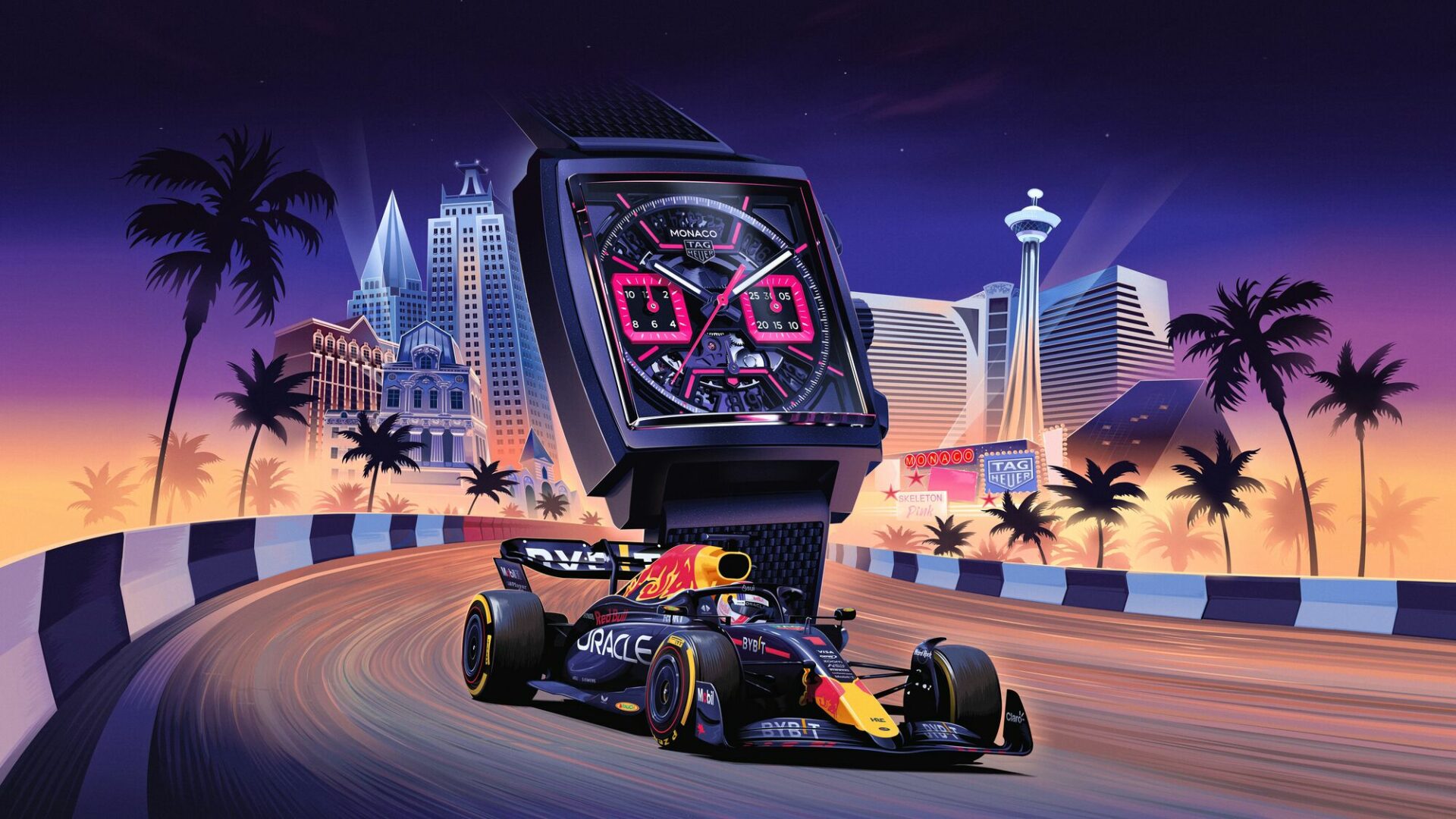 タグ・ホイヤー モナコ クロノグラフが放つ ピンクが放つパワー | TAG