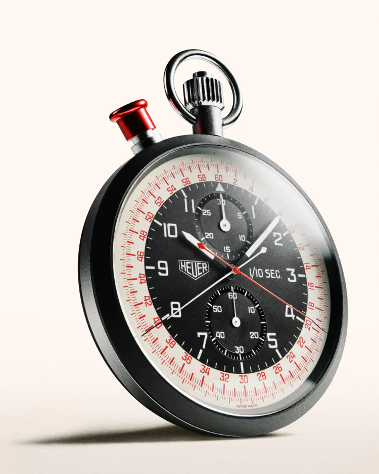 HEUER　タグ・ホイヤーストップウォッチ ストップウォッチにインスピレーションを得たタグ・ホイヤー モナコ
